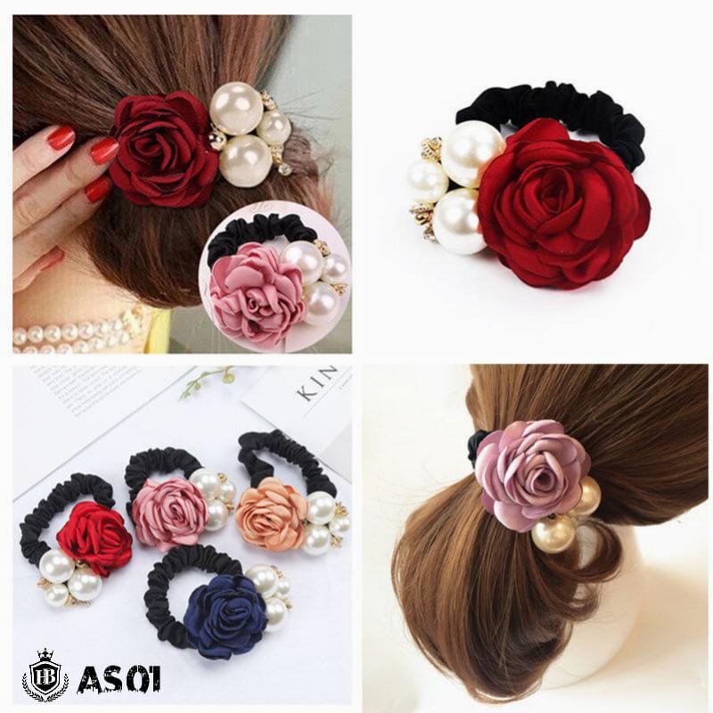 IKAT RAMBUT BUNGA PEARL
