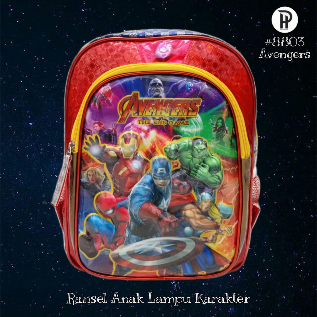 RANSEL ANAK LAMPU 8803 AVENGERS