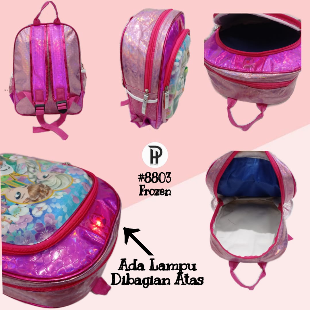 RANSEL ANAK LAMPU 8803 FROZEN